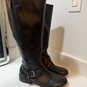 Marc Fisher Black Over the Knee Boots